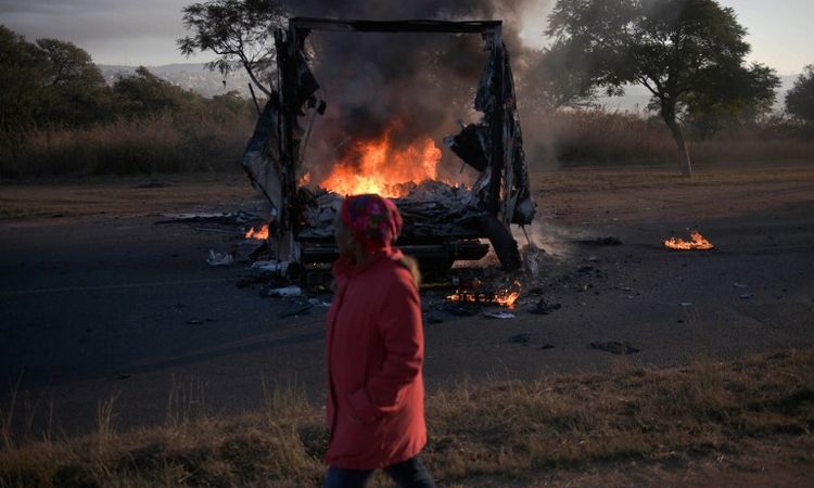 Tshwane, Pretoria – chaos after elections protests