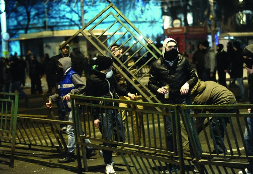 Bucharest faced violent confrontations