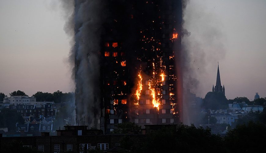 London Grenfell Tower Fire Records Several Deaths