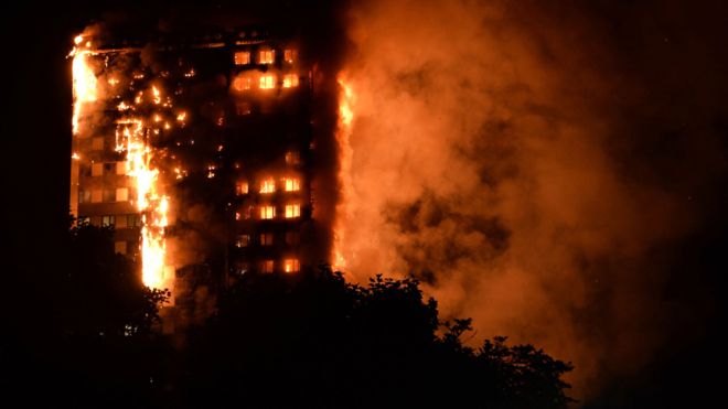 London Grenfell Tower Fire – In Pictures