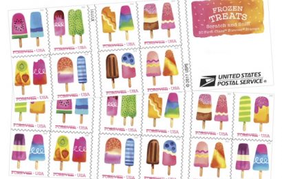 Scratch-and-sniff stamps are now a thing at the US Postal Service