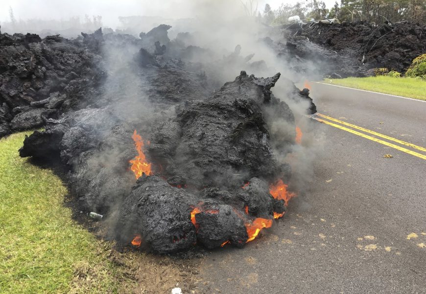 Lava from Kilauea Volcano in Hawaii – In Pictures