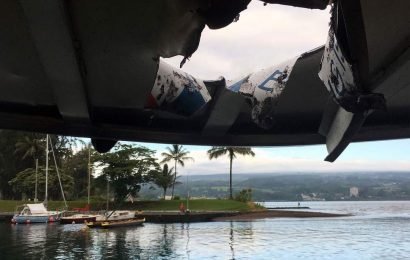23 injured as lava bomb hits Hawaiian tour boat