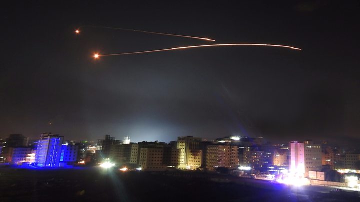 Israeli Military Hits Iranian Targets Inside Syria