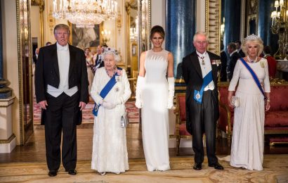 President Trump Began His UK Visit And Met With The Queen