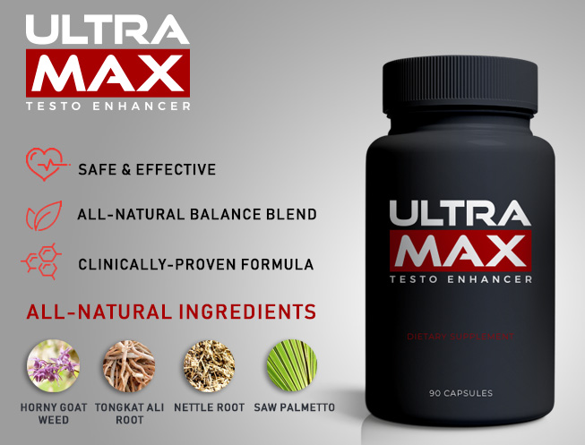 The UltraMax Testo Enhancer - reviews, side effects and special launch price offers