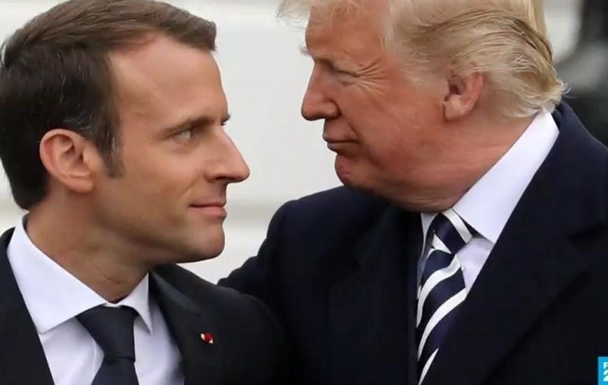 Trump slams Macron for the ‘non-answer’ on ISIS fighters, in a tense meeting overseas